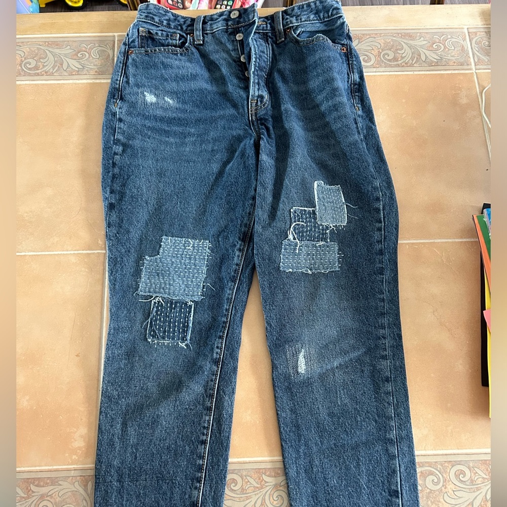 Old Navy High Waist Straight Leg Jean